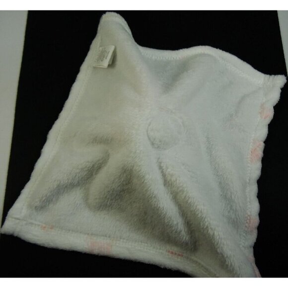 Lila and Jack Pink White Zebra Lovey Baby Security Blanket - Picture 8 of 9